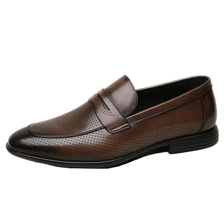 Men's elegant leather shoes