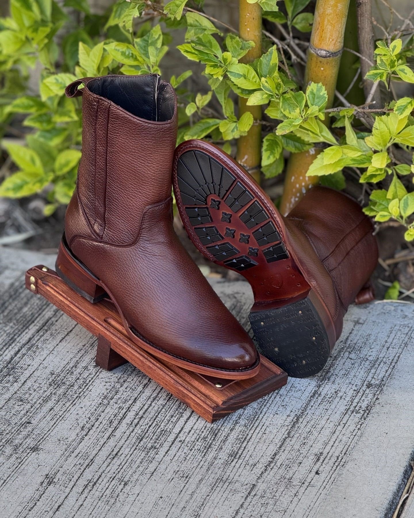 Original Handcrafted Deerskin Western Cowboy Boots