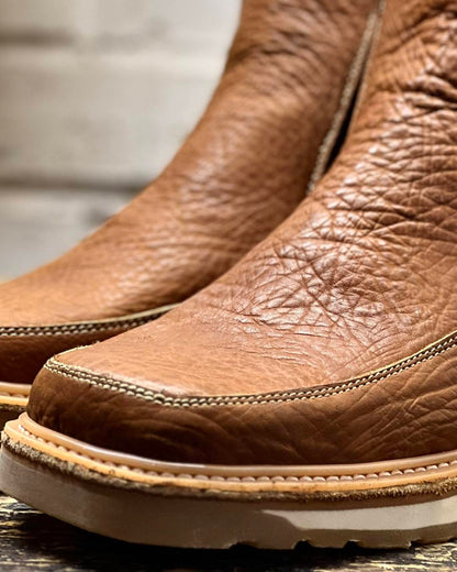 Tobacco Buffalo Work Boots