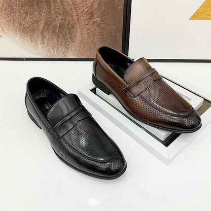 Men's elegant leather shoes