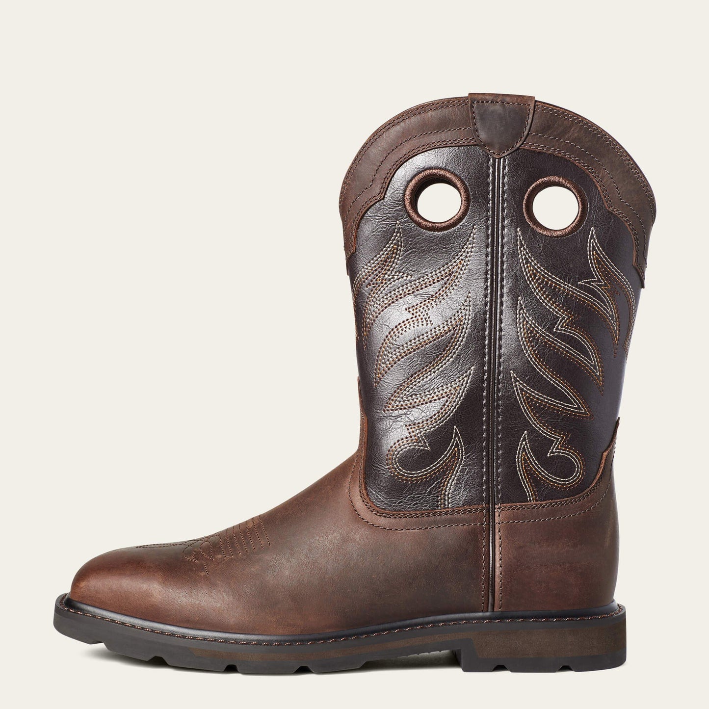 Western Groundwork Boots - Wide Square Toe