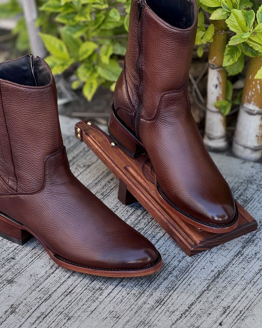 Original Handcrafted Deerskin Western Cowboy Boots