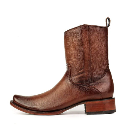 Men's Honey Deer Cowboy Boot - Square Toe