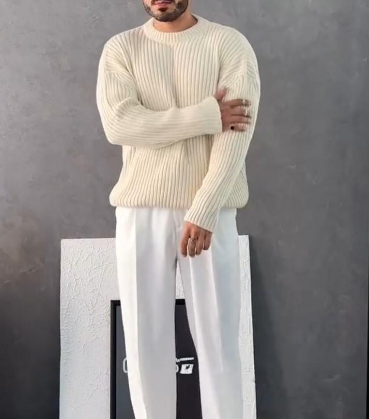 Men’s Cotton Crew Neck Sweater