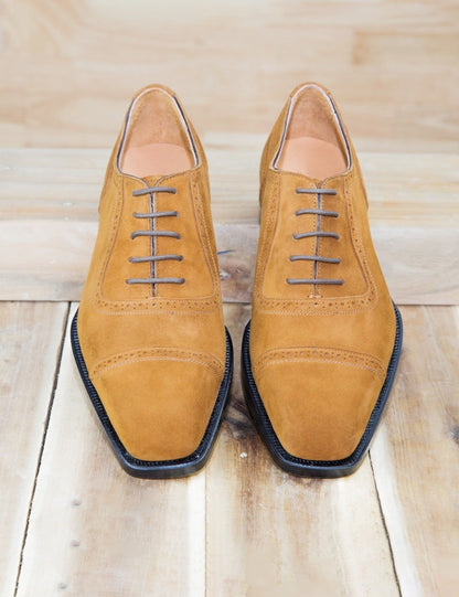 Men's Suede Lace-Up Shoes