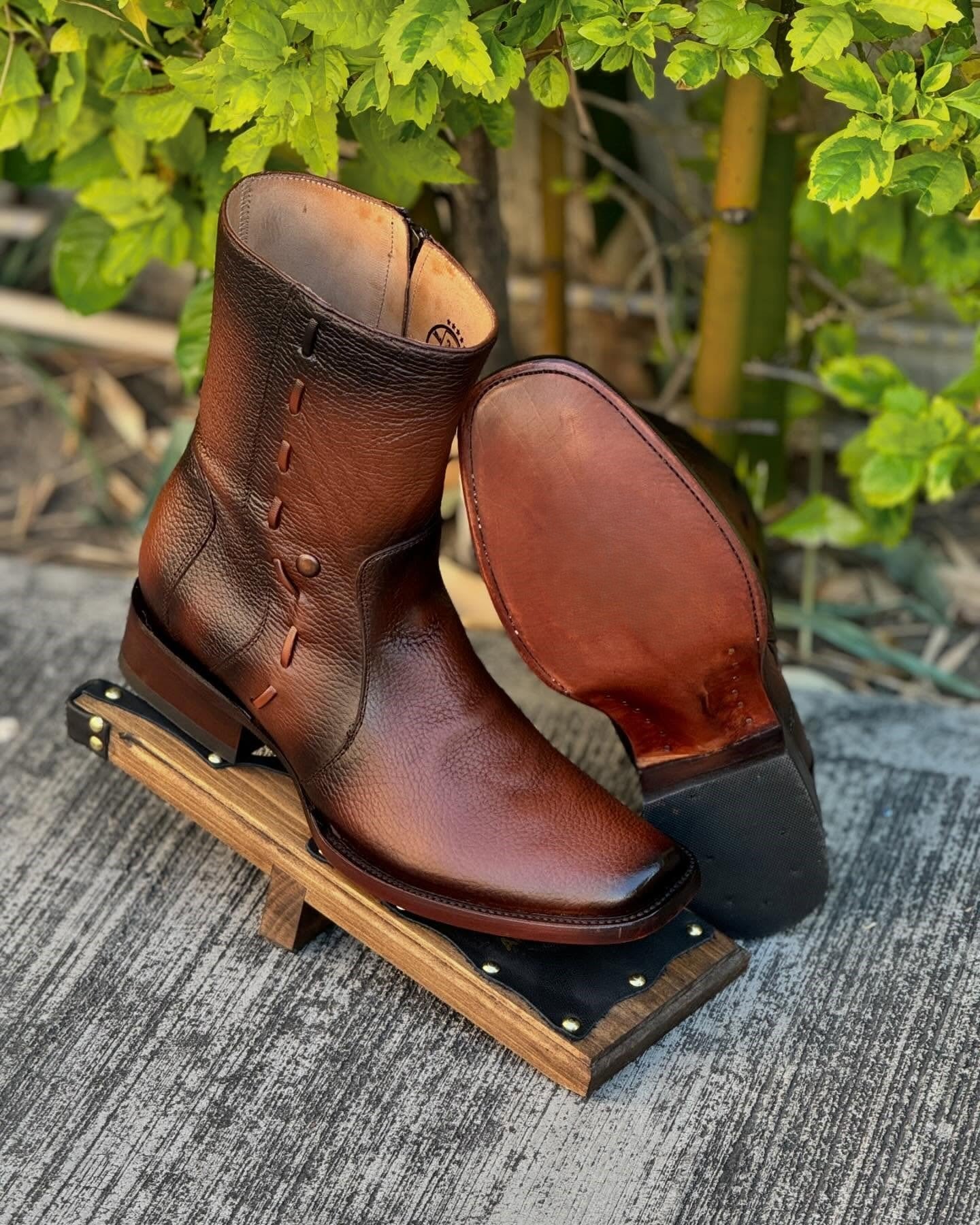 Original handmade deerskin boots