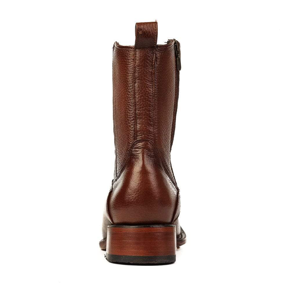 Men's Honey Deer Cowboy Boot - Square Toe