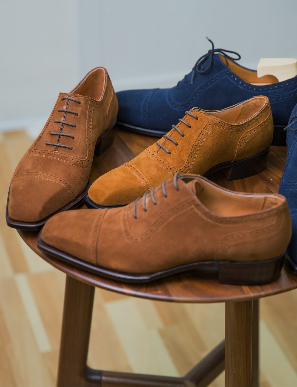 Men's Suede Lace-Up Shoes