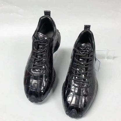 Men's Genuine Handmade Alligator Leather Sneakers