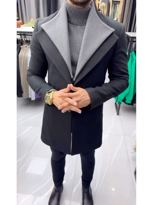 Men's Double Collar Coat