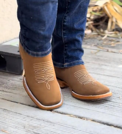 Men's Classic Brown Western Boots