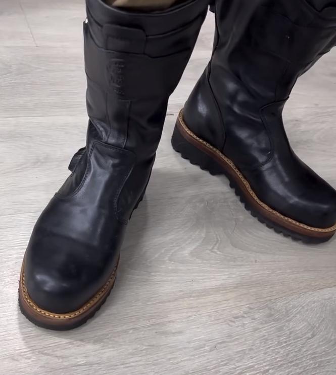 N1115 Men's new winter warm leather boots