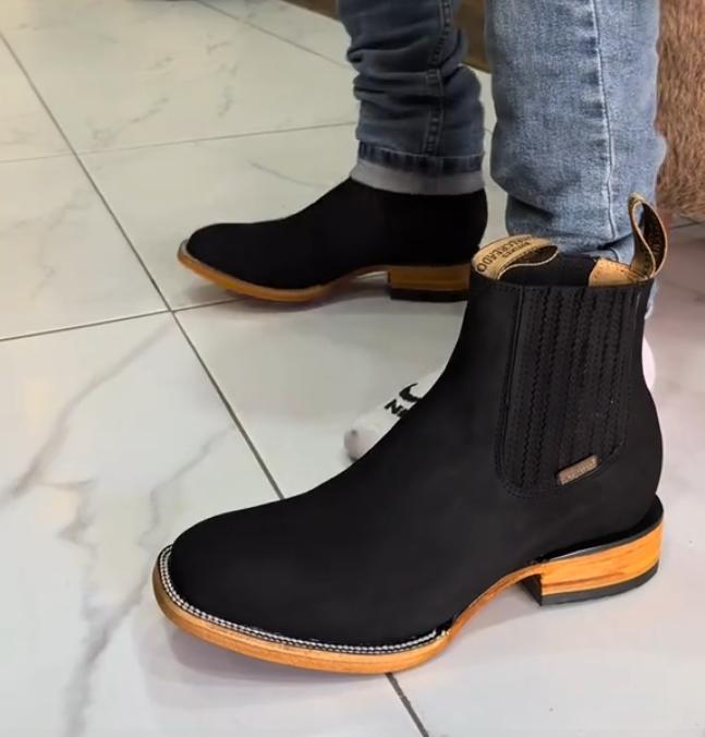 High Quality Handmade Black Boots