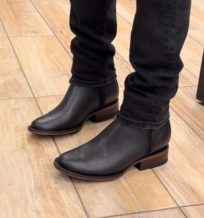 Men's Stylish Double Zipper Ankle Boots