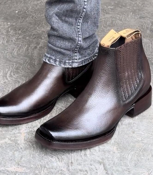 Slip-Resistant Cowboy Western Boot