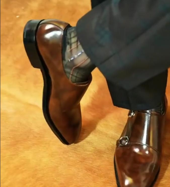 Double-buckle Monk Shoes