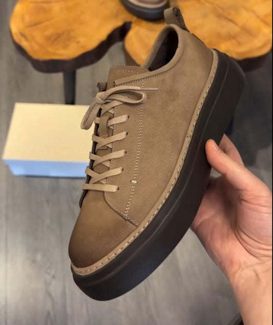 Men's Sneakers - Taupe Nubuck