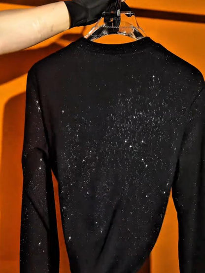 Glittery Cotton Bottoming Top