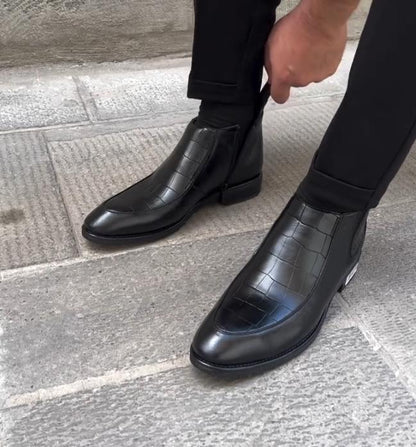 Men's All-leather Ankle Boots