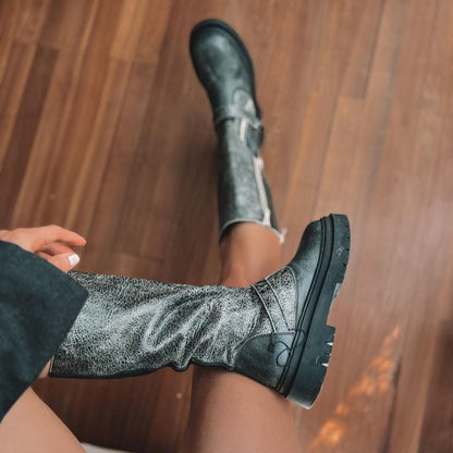 Women's Stylish Zipper Boots