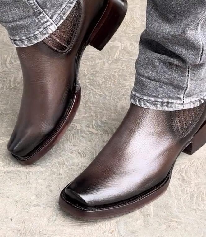 Slip-Resistant Cowboy Western Boot