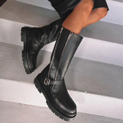 Women's Stylish Zipper Boots